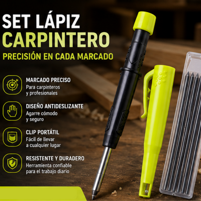 Lapiz portaminas carpintero