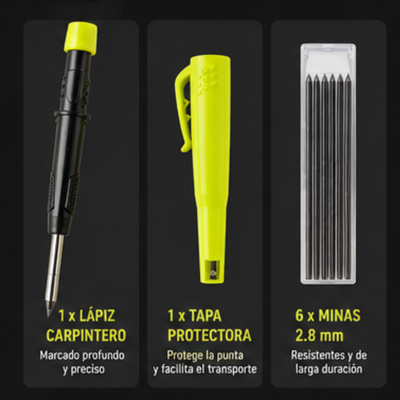 Lapiz portaminas carpintero